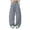 Light Gray*, variant on Women's Pants Solid Color Comfortable Relaxed Fit Casual Sweatpants Soft Lightweight Elastic Waistband with Side Pockets Joggers Yoga Daily Wear Classic Versatile Trousers