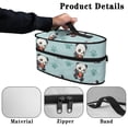thumbnail image 5 of HELLHERO Panda Paw Prints Handheld Steamer Iron Storage Case Lightweight Organizer Portable Travel Iron Organizer Handheld, Bag Only, 5 of 6