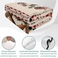 thumbnail image 4 of Twin Quilt Set 68''x86'', Country Star Plaid Lightweight Summer Bedspread Coverlet Set with 2 Pillow Shams, Retro Western Farmhouse Barn Berry Breathable All Season Quilt Bedding for Dorm/Bedroom, 4 of 9