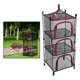 thumbnail image 1 of Cesta plegable de malla de secado para acampar Cesta de red seca portátil para picnic, barbacoa, vajilla / platos / comida / verduras / fruta / ropa / Soledad Rejilla de malla seca para exteriores, 1 of 10