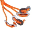 thumbnail image 4 of 4pcs Reflective Guyline Tent Rope Outdoor Camping Tarp Cord aa Canopy Guy Line with Rope Runners Tensirs Adjusters Size Color Type Optional 4pcsx2m Orange B, 4 of 8