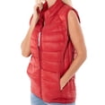 thumbnail image 3 of Chaleco Ligero Para Dama, Acolchonado Cuello alto, Ligero, Con Cremallera, Chaleco Basico Puffer Acolchado Para Dama, 3 of 5