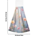 thumbnail image 3 of Wildflowers Painting Kitchen Towels, 2PCS Super Soft Absorbent Hanging Hang Towels or Dishcloths, Bathroom Hand Towels 12x17Inches Wash cloth, 3 of 7