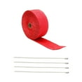 thumbnail image 1 of Dosaele Exhaust Wrape Motorcycle Insulation Cotton Packaging Roll Heat Resistant Tape Red, 1 of 5