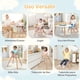 thumbnail image 5 of Costway Trona Convertible 6 en 1 para Bebés Silla Alta de Comer Infantil con Bandeja Desmontable Arnés Cojín PU para Niños de 6-36 Meses Rosa, 5 of 10