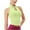 Green, variant on Kaemgyyd Crop Tops for Women Fashion Keyhole Neck Sleeveless Tank Shirt Solid Raceerback Slim Stretchy Yoga Workout Tee