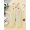 thumbnail image 3 of Bagilaanoe Toddler Baby Girl Boy Jumpsuit Sleeveless Romper Suspender Overalls 6M 12M 18M 24M 3T 4T Long Pants Outfits, 3 of 8