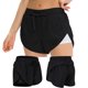 thumbnail image 2 of Gibobby Pantalones De Casuales Para Mujer Alineación informal Secado rápido Transpirable Color sólido Mujeres Work Out Yoga Bottoms Shorts(Gris, 12/XXL), 2 of 5