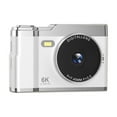 thumbnail image 2 of Fnyoxu 64MP Digital Camera with HD 4K Video, Dual Lens Selfie-Recording Camcorder, 2.45'' LCD Screen, 8X Zoom, Night Shot Flash, Electronic Stabilization, OTG Transfer, Portable for Beginners, 2 of 8