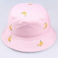 thumbnail image 6 of CoCopeaunts Ladies Bucket Hat Banana Embroidered Double Side Wear Basin Hat Students Sunshade Hat Outdoor Couple Fisherman Hat, 6 of 8