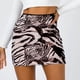thumbnail image 2 of Falda ajustada para mujer, cintura alta, envoltura de cadera, estampados elegantes, colores brillantes, Falda corta para mujer para salidas de fiesta, citas, negro, blanco, M, 2 of 5