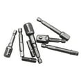 thumbnail image 3 of MYG Drill Socket Adapter 1/4in Hex Shank Extension bar For Impact Driver 1/2 3/8 1/4, 3 of 7