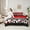 Black White Red, variant on Manfei Boys Girls Abstract Leopard Print 7-Piece Bedding Comforter Set,Gradient Cheetah Print King Bedding Sets,Ombre Bling Glitter Ultra Soft Bed Sheets,Microfiber Bedroom Decor,Reversible