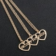 thumbnail image 6 of Friendship Necklace for 3 Bff Necklaces Cute Heart Matching Necklace Best Friends Forever with Crystal Broken Heart Charm Pendant Necklace Sister Birthday Gifts, 6 of 7