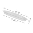 thumbnail image 2 of Moluckfu 4Ud Platos Para Macetas Ovalados Resistentes De Plástico Ideales Para Plantas En Oficinas Y, 2 of 8