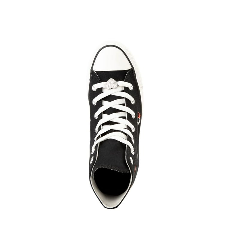 Converse Wmns Chuck Taylor All Star High Y2K Heart Black Women s Size 8.5