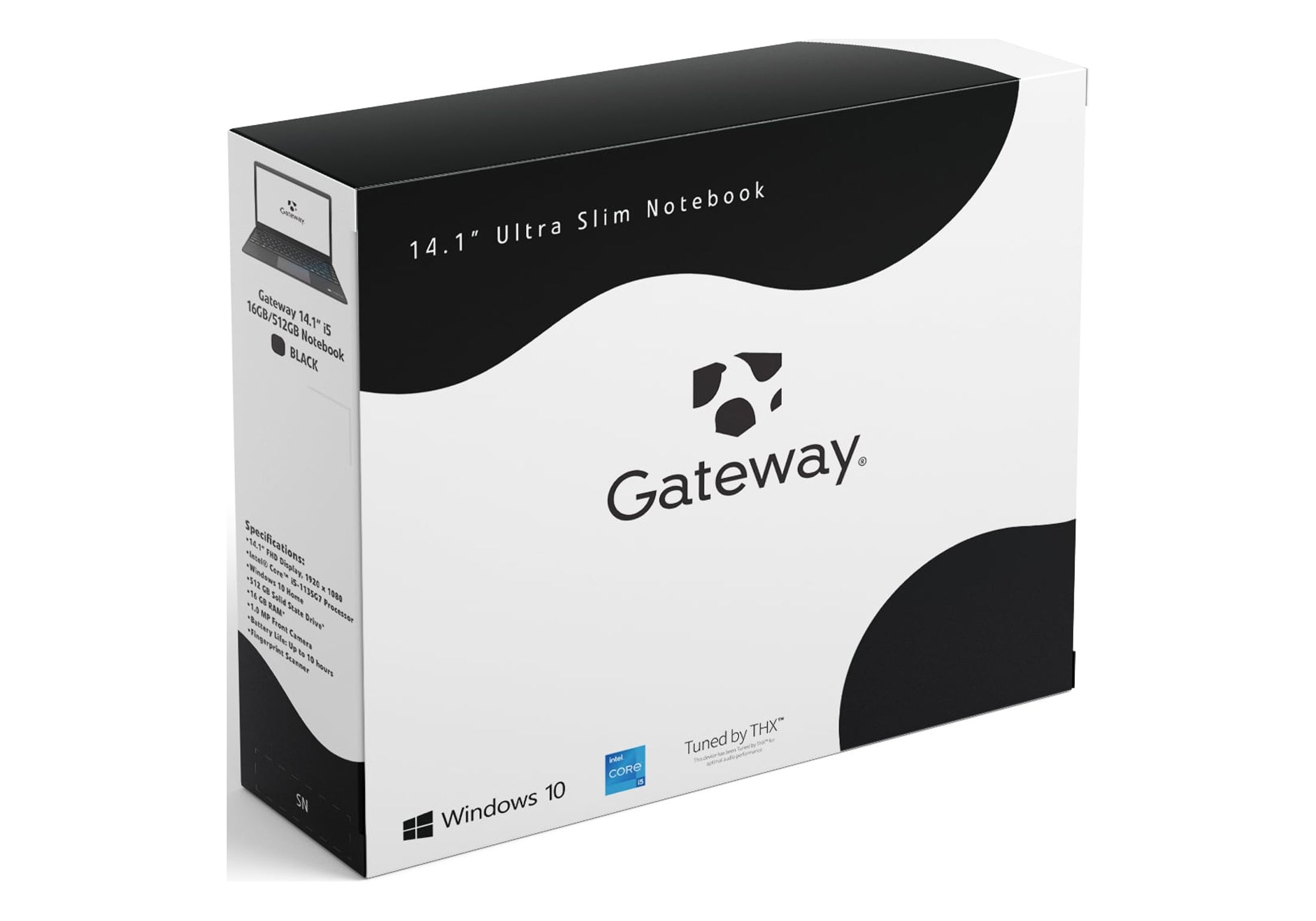 Gateway 14.1" Ultra Slim Notebook, FHD, Intel® Core™ i5-1135G7, Quad Core, Intel® Iris® Xe Graphics, 16GB RAM, 512GB SSD, Tuned by THX™, Fingerprint Scanner, 1MP Webcam, HDMI, Windows 10 Home, Green - image 8 of 15