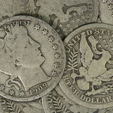 1892-1916 Barber Quarters Avg Circ