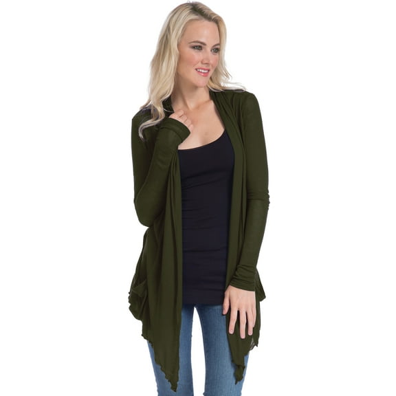 Semi-sheer Cardigan Cover-up with Pockets