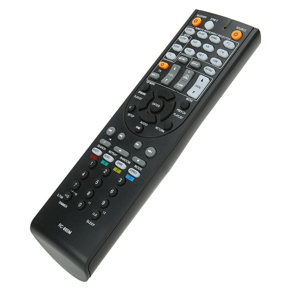 Black TV Remote Control, Direct Replacement RC-865M Remote Control, For Tx-nr525 Txnr525 Av Receiver