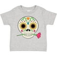 thumbnail image 3 of Inktastic DÃ­a De Los Muertos Skull with Flower Boys or Girls Toddler T-Shirt, 3 of 5