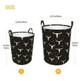 thumbnail image 5 of Daiia cow Skulls Laundry Hamper With Handles Large Storage Basket/Toy Organizer/Dirty Clothes Collapsible Waterproof For College Dorms, Bedroom,Bathroom, 5 of 8