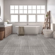 Achim Home Furnishings Nexus Vinyl Floor Tile, Ash Parquet, 80 Pack
