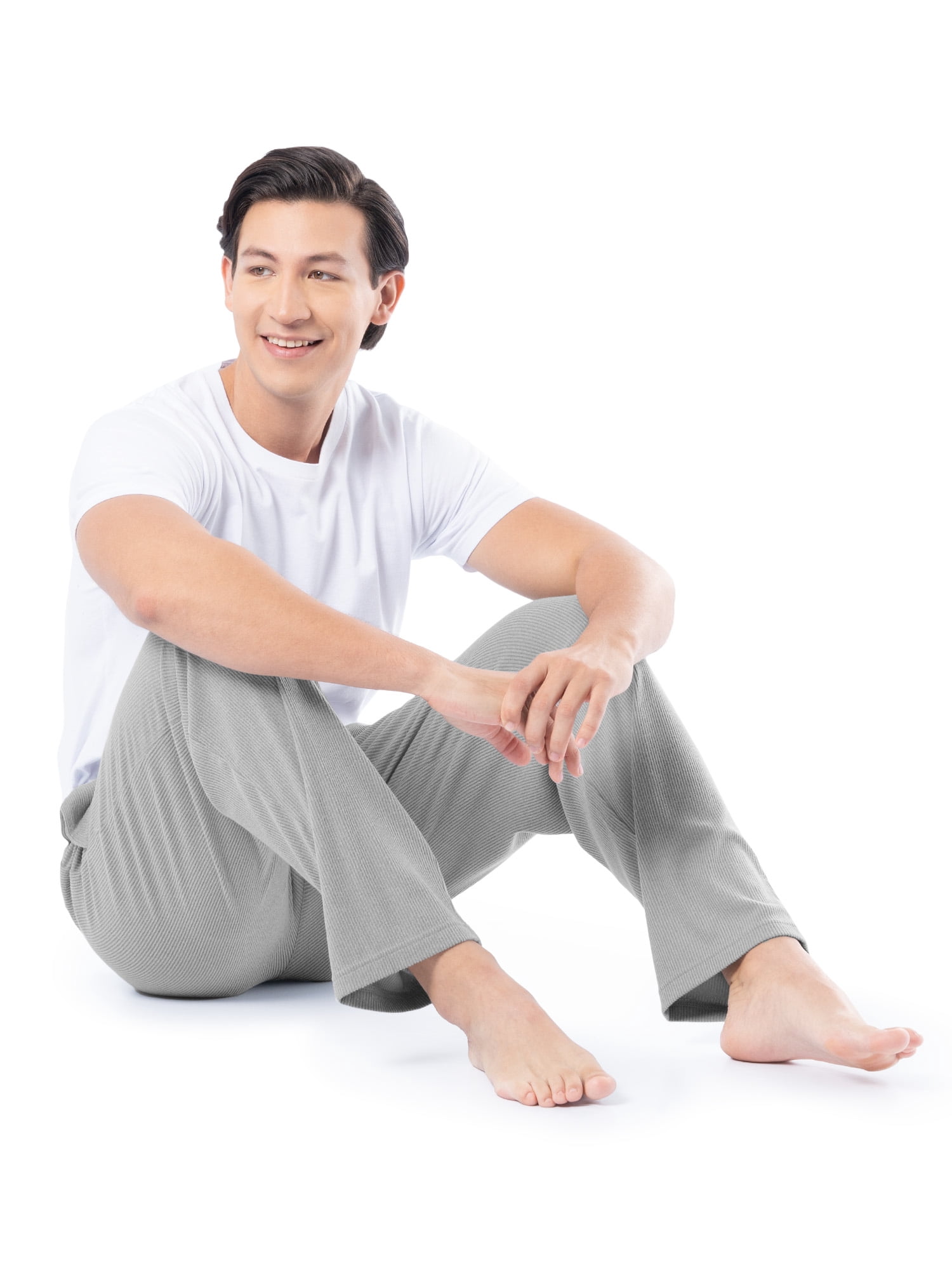 Fruit of the Loom Men's Rib Knit Sleep Pant, Sizes S-5XL