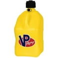 thumbnail image 2 of VP Racing Fuels Motorsport 5 Gallon Square Plastic Utility Jug Yellow 2/ 14 Inch Hose 4 Pack Features Close-Trimmed Cap and Neck for Tight Seal, 2 of 4