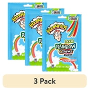 (3 pack) Warheads Sour Rainbow Chewz Ropes, 3oz