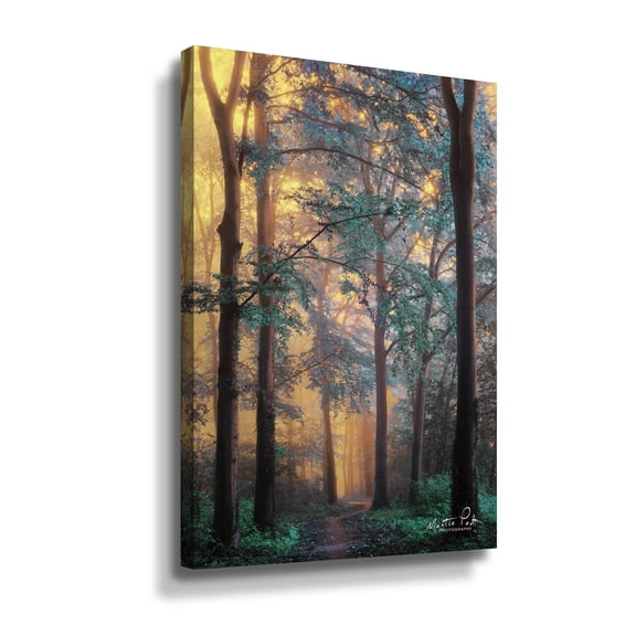 Artwall Wonderland, Gallery Wrapped Canvas by Martin Podt