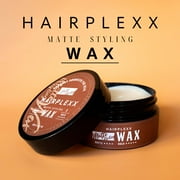 Hairplexx Hair Wax for Hair Styling with Matte Finish to Improve Hair Texture and Thickness - Molding Hair Paste Hold All Day - For All Hair Types, Paraben Free 2.7 oz Gel Haircare