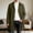 Army Green, variant on Mens Trench Coat Slim Fit Single Breasted Casual Mid Long Jacket Lightweight Lapel Spring Fall Windbreaker Overcoat for Travel office Daily Outfits Khaki