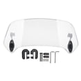 thumbnail image 1 of Parabrisas de motocicleta ajustable con clip, deflector de viento universal para motocicleta, transparente, 1 of 14