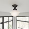 thumbnail image 5 of Design House 577502 Schoolhouse Ceiling Mount Light, Oil Rubbed Bronze, 5 of 5