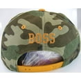 thumbnail image 3 of Boss Adjustable Snapback Baseball Cap with Script Under Bill (Camouflage/Orange), 3 of 3