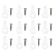 thumbnail image 1 of FELTECHELECTR 30 clips de fijación para espejos, lentes de cristal, armarios, estanterías, clips de fijación con tornillo (transparentes), 1 of 6