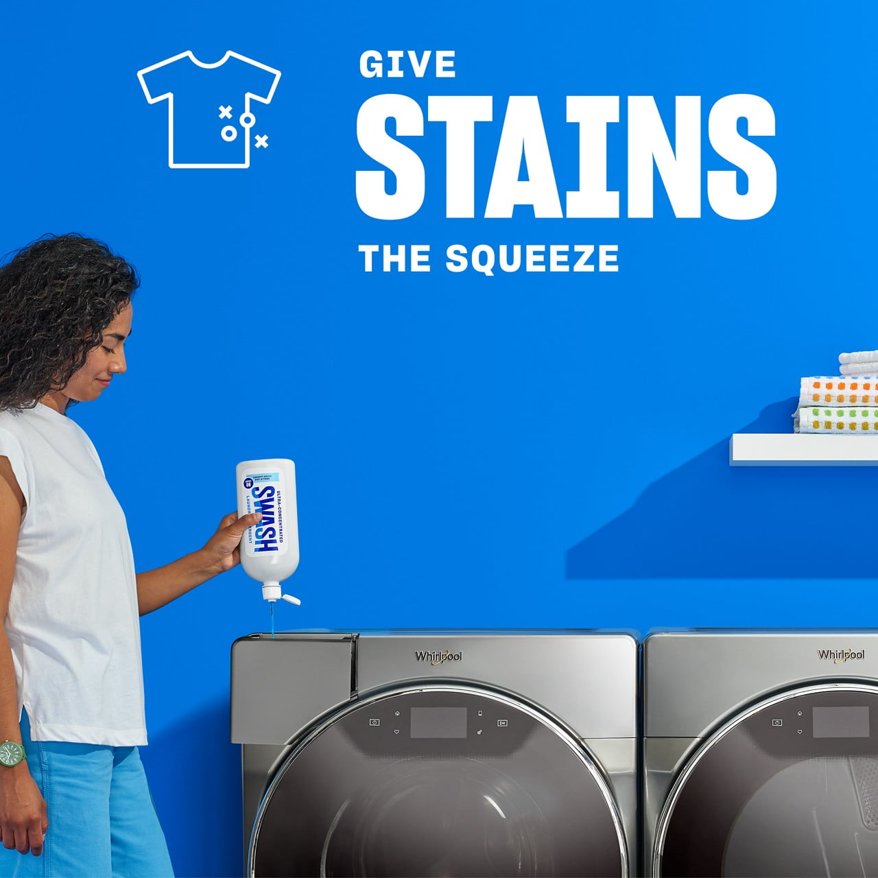 Swash® Smells Like Nothing HE Ultra-Concentrated Liquid Laundry Detergent, SWHLDLFF2S, 80 Loads, 30 fl. Oz.