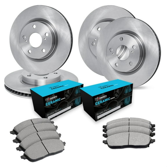R1 Concepts Disc Brake Rotor Set with Ceramic Pads WFWN2-75027