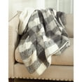 thumbnail image 2 of Saro Lifestyle Sevan Collection Faux Mohair Design Sherpa Throw Blanket, 2 of 3