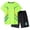 Light Green, variant on Xudanell Teen Boy Summer Outfit 3T-14 Summer Sport T-Shirt Shorts Set Print Clothing Sets Tracksuit (Light Green, 5-6 Years)