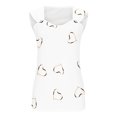 thumbnail image 4 of Patlollav Tank Top for Women Under $10.00, Sleeveless Tank Tops for Women Summer Camisoles Round Neck Printed Loose Fit Suspender Top, 4 of 6