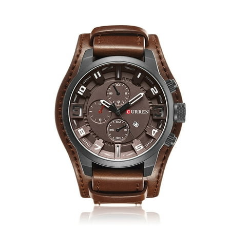 CURREN Relógio militar de homem de quartzo modelo 8225