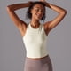 thumbnail image 3 of Top corto deportivo sin costuras para mujer, camisetas sin mangas para Fitness, Yoga, correr, Fitness, chalecos de gimnasio transpirables para mujer, ropa de gimnasio, ropa interior de entrenamiento, 3 of 5