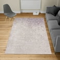 thumbnail image 2 of Geometric Turkish Area Rug, Small Dot Tiles Shape Simple Classical Creative Design, Soft Carpet for Living Room Decor with Distressed Look, 2.6' x 5', Pale Lavender, by Ambesonne, 2 of 4