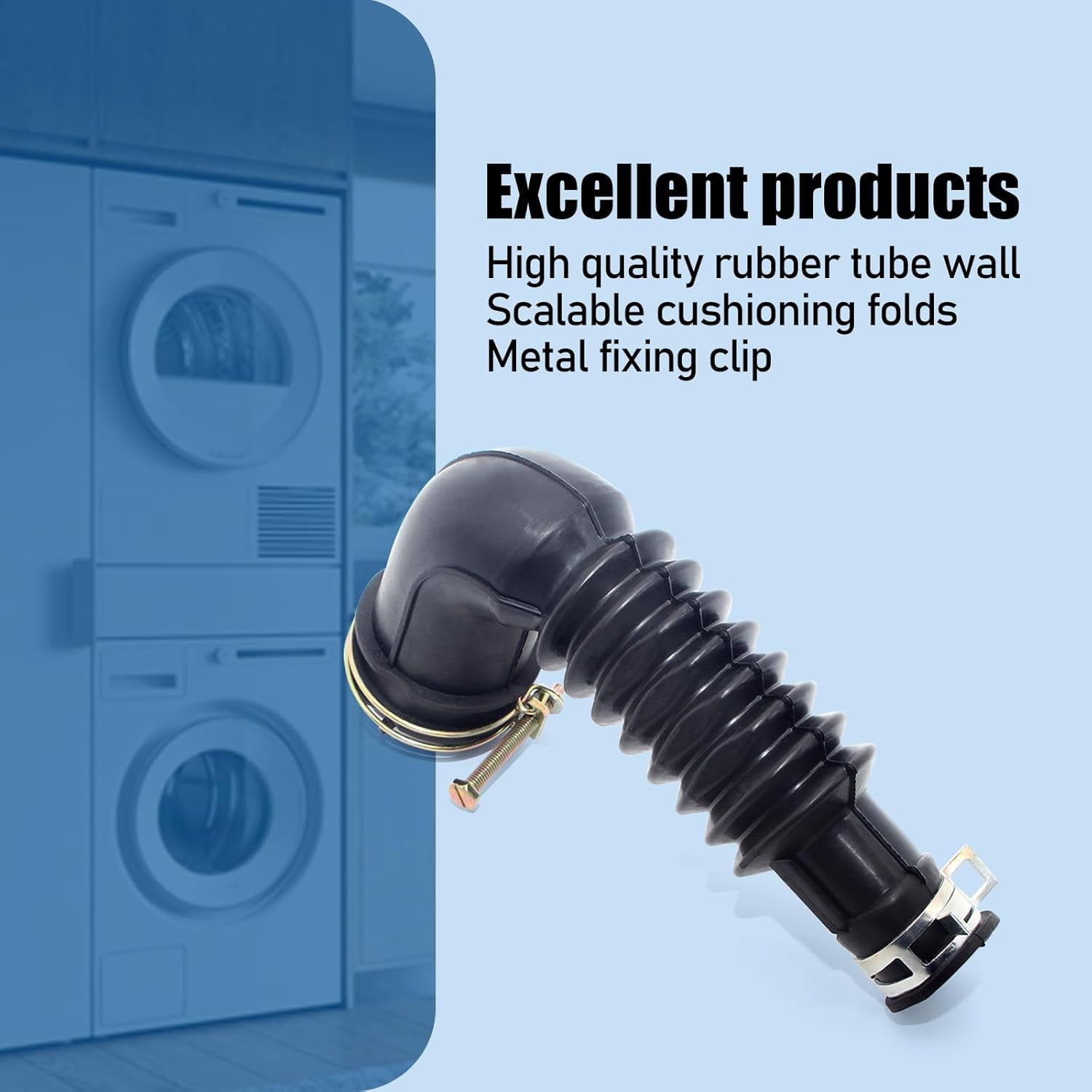 Aniceparthy DC97-21561A Washer Drain Hose Replacement for Samsung Washing Machine,Washer Tub to Pump Hose Drain Assembly