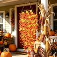 thumbnail image 5 of Roiihwy Artificial Hanging Fall Flowers Decorations, Thanksgiving Realistic Fake Flowers for Outdoors Faux Hanging Plants Silk Flower for Outside Home Indoor Planter Porch Patio, 5 of 6