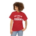 thumbnail image 3 of She's With Me For My Cooking Shirt, Funny Chef Gift Tee Idea - ID: 266, 3 of 7