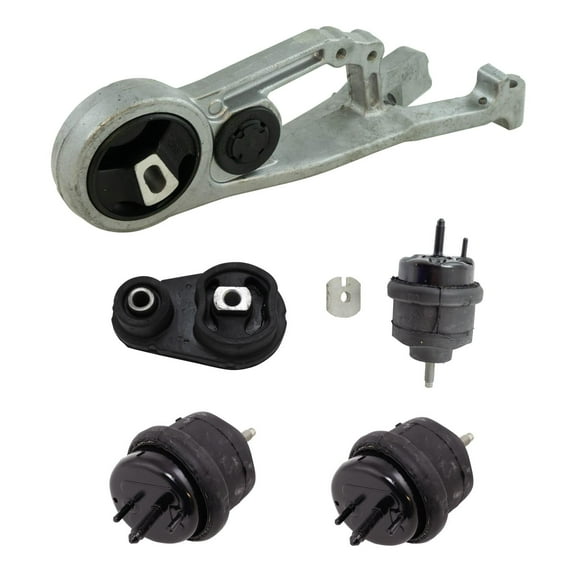 TRQ 5pc Engine Transmission Motor Mount Kit for Freestyle Five Hundred Montego MTA30029 Fits select: 2005-2007 FORD FIVE HUNDRED, 2005-2007 FORD FREESTYLE