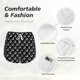thumbnail image 4 of Balery Golf Balls Pantalones cortos deportivos para mujer con forro y dos bolsillos, elásticos, para entrenamiento, gimnasio, yoga-Small, 4 of 7